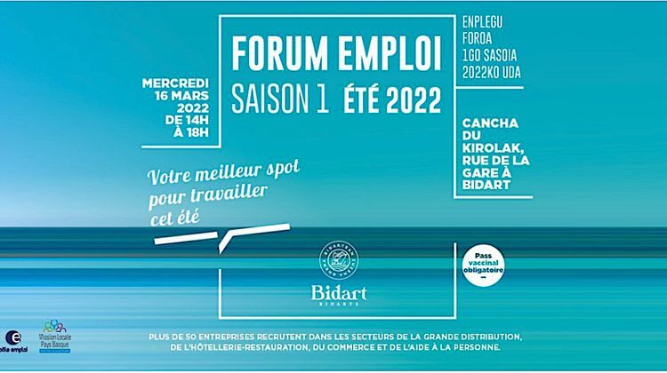 1er Forum de l’emploi saisonnier à Bidart